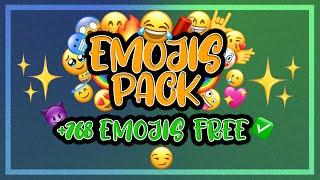 iOS EMOJI PACK PNG (FREE) - GFX 2024