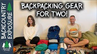 When Couples Go Backpacking | Gear Load Out