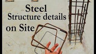 Steel Structure details on Site by Engr Sami Ullah Stanikzai