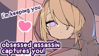 ASMR Obsessed Assassin Captures You ️‍🩹 Personal Attention, Whispers & Unplaceable, Bizarre Accent