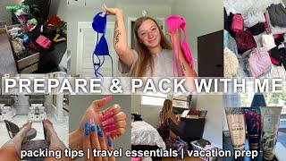 PACK WITH ME! packing tips, travel essentials & preparing for vacation