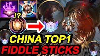 Wild Rift China Top1 Fiddlesticks Jungle -  Broken Ult - Best Build Rune - Challenger Rank Gameplay