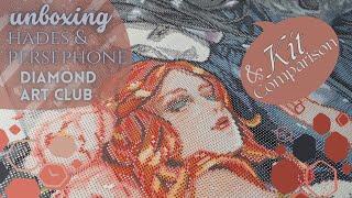 FIRST LOOK & KIT COMPARISON Diamond Art Club's Hades & Persephone by Margaret Morales