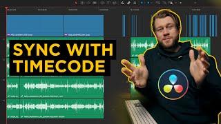 Sync with Timecode in Davinci Resolve - Creating Time of Day Stringouts