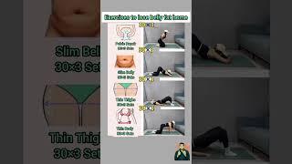 exercises to lose belly fat home#short #reducebellyfat #bellyfatloss #yoga