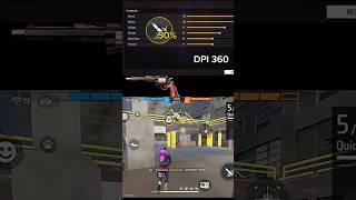 M500 one tap headshot sensitivity settings for Free Fire  #shorts