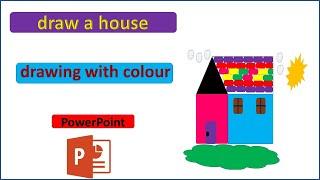 draw a house | house design | drawing with color | quick draw| Tec Expert