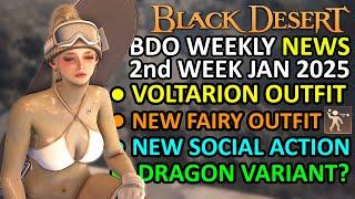 VOLTARION OUTFIT, NEW SOCIAL ACTION & FAIRY OUTFIT, Variant Dragon BDO News 2nd Week Jan 2025 Update