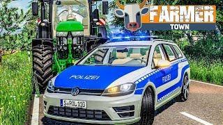 LS19 FarmerTown #35: Polizei-Stopp für VERKEHRSKONTROLLE! | LANDWIRTSCHAFTS SIMULATOR 19