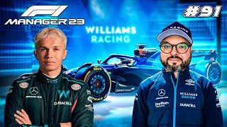 WILLIANS DA PRESENTE PARA ALEXANDER ALBON - F1 MANAGER 23 CARRERIA #91