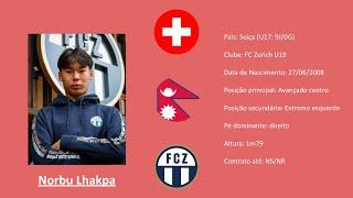 Norbu Lhakpa | 2008 (FC Zurich | Switzerland) footage vs France U16