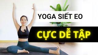 Yoga Giảm Mỡ Bụng cho người mới bắt đầu giúp Thắt Eo Tại Nhà | Hoàng Uyên Yoga