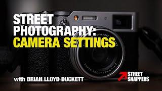 STREET PHOTOGRAPHY SETTINGS - how to set up your camera for street photography
