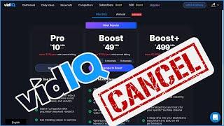How to cancel vidIQ subscription in easy steps 100% 