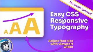 Easy Responsive Typography (CSS-only)