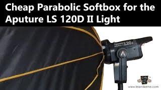 Aputure Light Dome II Softbox cheap alternative-Nicefoto Parabolic Softbox hack