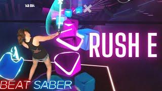 Can you beat this INSANE Beat Saber map? (RUSH E)