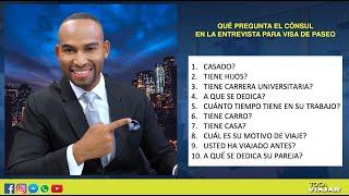 10 preguntas mas comunes en la entrevista de la visa americana y cómo responderlas!! Toca Viajar