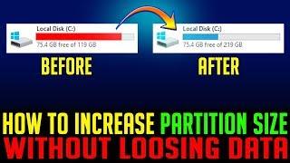 How to increase Hard Disk Drive Size in Windows 7 8 and 10 | Disk Management Tutorial | 2017