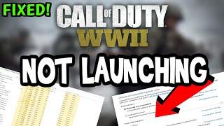 How to Fix COD WW2 not Launching (100%Fix)