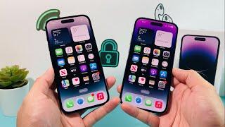 iPhone 14 Pro Deep Purple vs Space Black Color Comparison