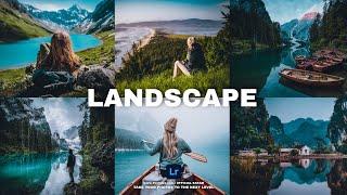 How to Edit Landscape Photography With Adobe Lightroom Mobile | Nature Preset | Free Download Filter