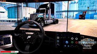 American Truck Simulator *  Подальнобоим по Пиндосии * Fanatec * Heusinkveld * Triple Screen