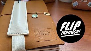 My Travelers Notebook planner/organiser set up for 2025 | Starbucks Reserve Rostery TN