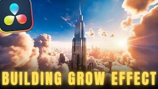 Building GROW EFFECT - Davinci Resolve 19  FREE Tutorial