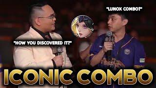 Ruby DD finally revealed how he came up with his Iconic "Lunox Combo"