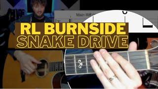 Snake Drive RL Burnside Guitar Lesson