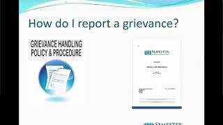 Grievance Procedures