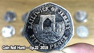 COOL JERSEY CASTLE FIND!! || £100 50p COIN ROLL HUNT || Ep.22 - 2019