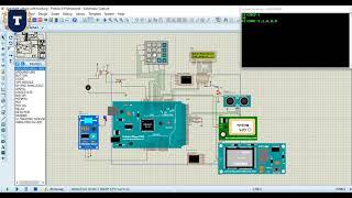 Smart Security System for Vehicles and Anti Theft Notify with tracking system || Proteus Simulation