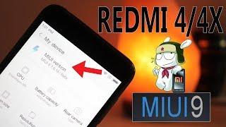 MIUI 9 For Redmi 4 or Redmi 4X - How to Install