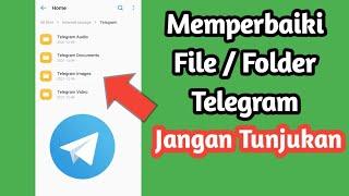 Cara Mengatasi Video Telegram Tidak Muncul Di File Manager || File Telegram tidak muncul