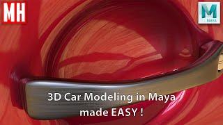 3D Car Modeling in Maya 2020 made Easy ! Part #11