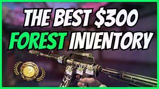 INSANE FOREST CS:GO INVENTORY FOR $300! The BEST Cheap Forest Themed CSGO/CS2 Skins 2023!