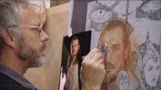 Drew Struzan creates Star Wars: The Phantom Menace poster art