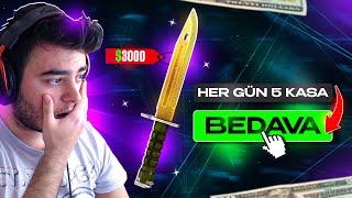 YENİ BEDAVA CSGO KASA AÇMA SİTESİ - CSGO BEDAVA SKİN AL !!