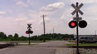 Center Street Railroad Crossing - U.S. Rail GMTX 409 Light Move in Lincoln, Indiana