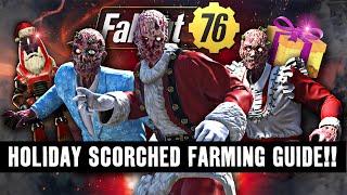 Fallout 76 - BEST Holiday Scorched Locations & Holiday Gifts Farming Guide!!!