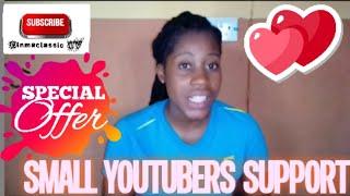 Small YouTubers support 2021