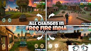 All Changes Of FREE FIRE INDIA In OB42 Update 