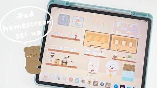  IPad Pro IOS 15 Homescreen Set Up | cafe / bakery theme