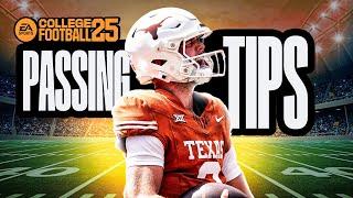 College Football 25 Passing Tutorial! Top 22 Tips YOU NEED TO KNOW