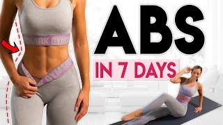 GET SHREDDED ABS in 7 Days (flat belly challenge) | 10 minute Workout