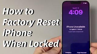 How to Factory Reset iPhone When Locked in 4 Easy Steps