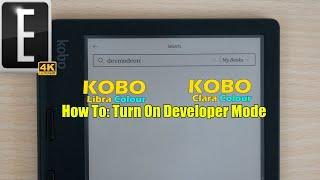 Kobo has a secret options menu for advanced Colour settings on Libra Colour and Clara Colour