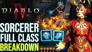 Diablo 4 - Sorcerer Full Class Breakdown: Strongest Skills, Synergies & Unique Specializations
